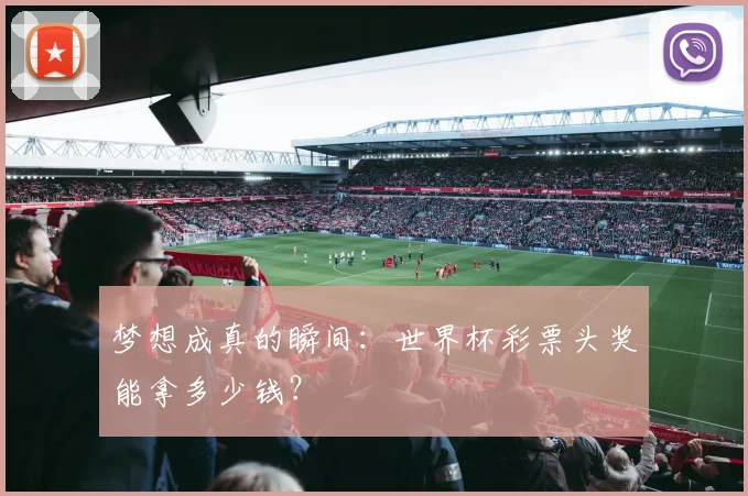 梦想成真的瞬间：世界杯彩票头奖能拿多少钱？