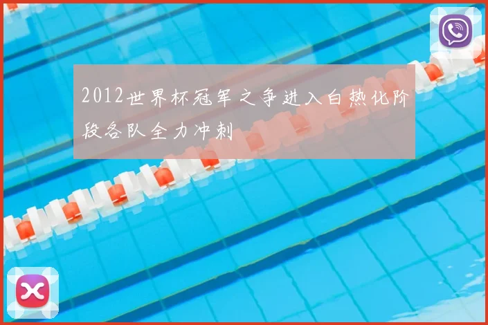 2012世界杯冠军之争进入白热化阶段各队全力冲刺
